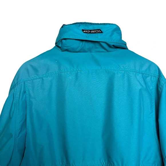 McGregor Vintage Windbreaker Jacket Men's Large 90s Teal High and Dry Athletic - Picture 7 of 10